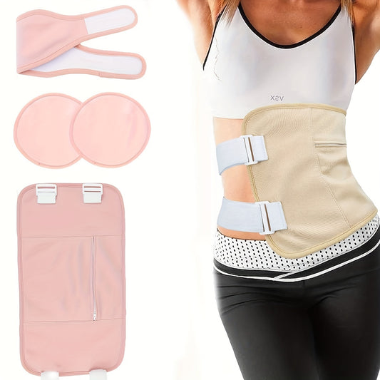 Apply Castor Oil Packs Mess-Free with this Waist Treatment Belt!