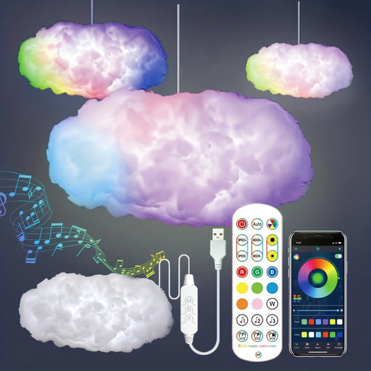 Immerse Yourself in a Colorful Cloud of Light with this 3D Decor Kit #RGBlights